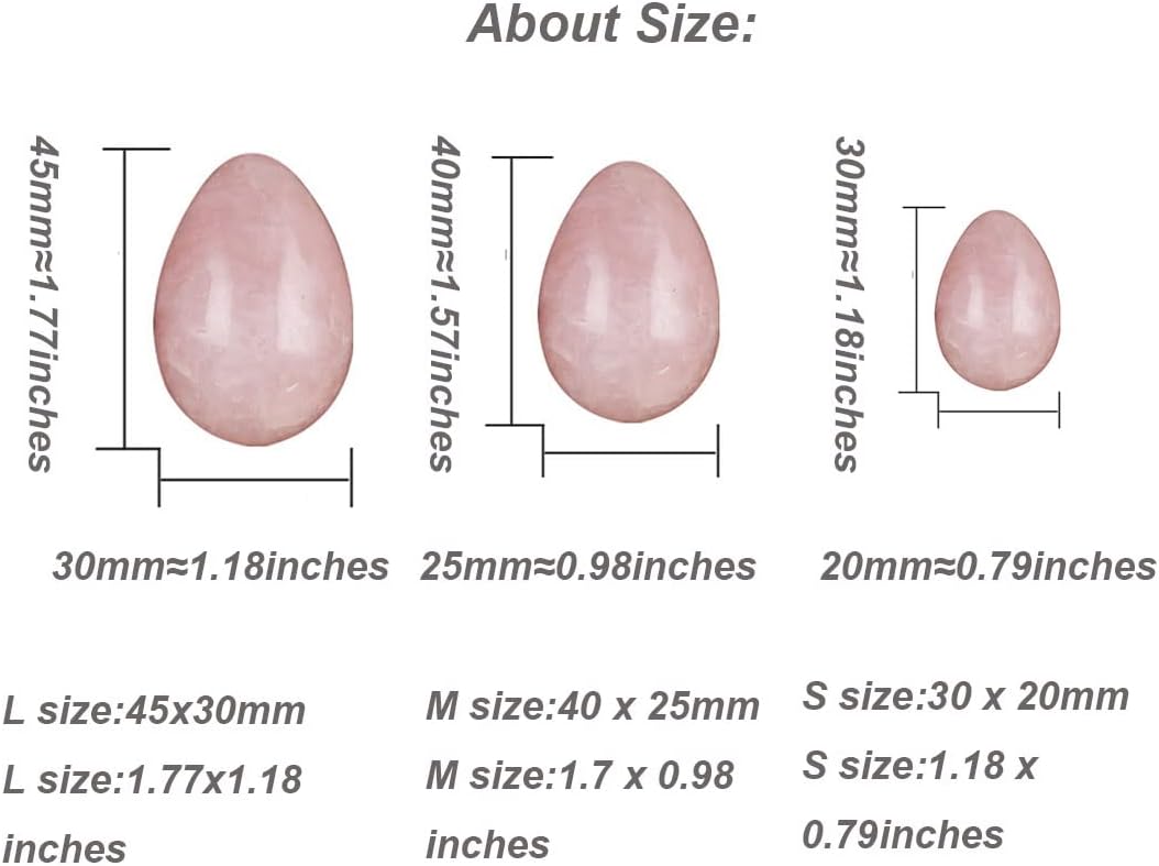 Yoni Eggs for Kegel Exercise 3 Piece in a Set