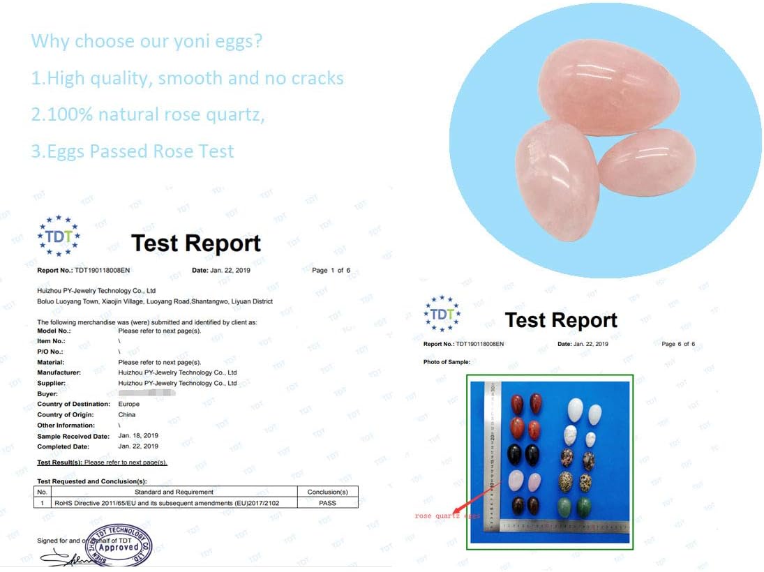 Yoni Eggs for Kegel Exercise 3 Piece in a Set