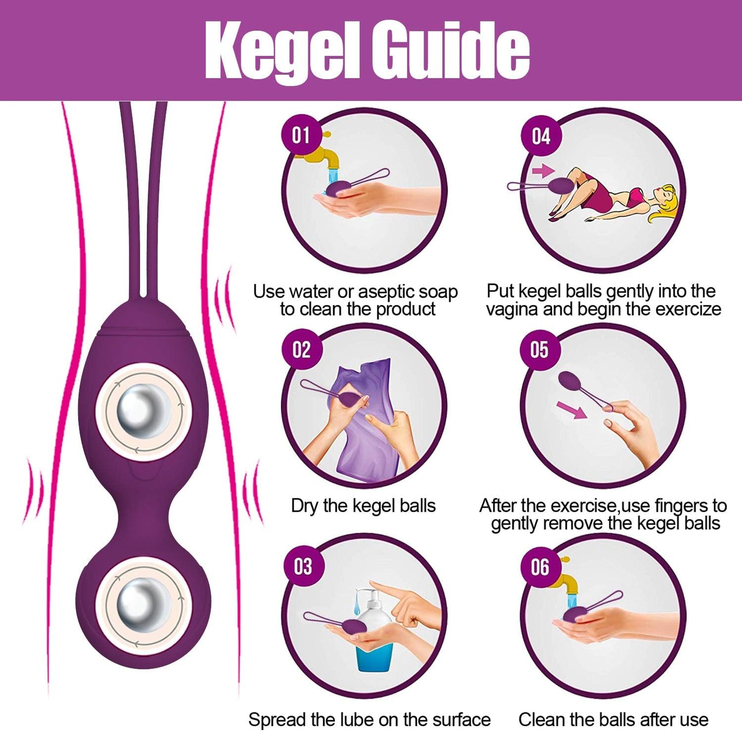 Kegel Ball for Tightening (3-Piece Set)