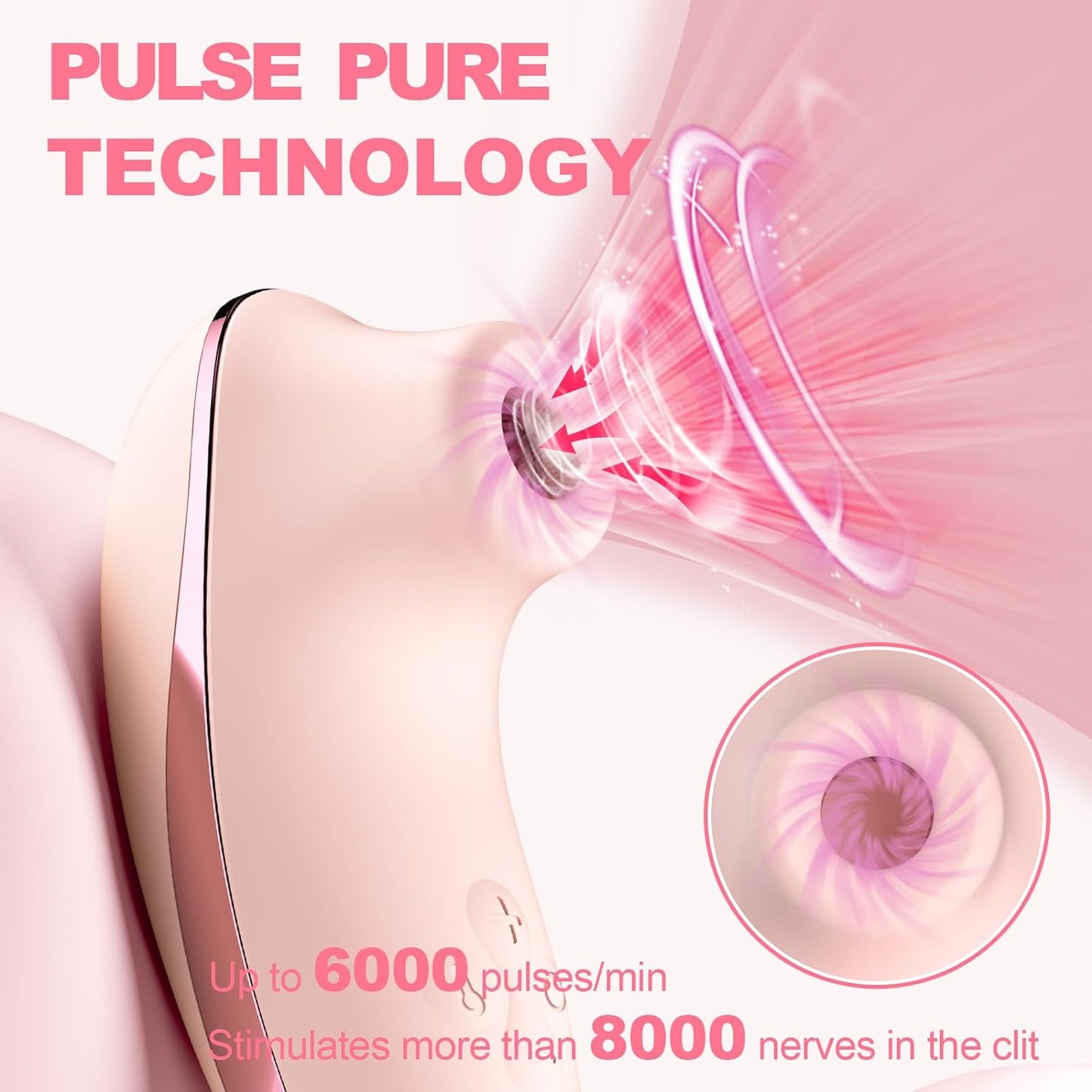 Clitoral Vibrator with Heating Pulse & APP Control