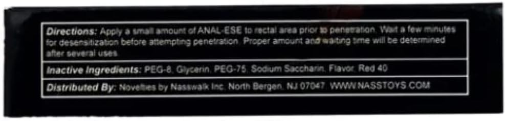 Anal Ese Desensitizing Cream