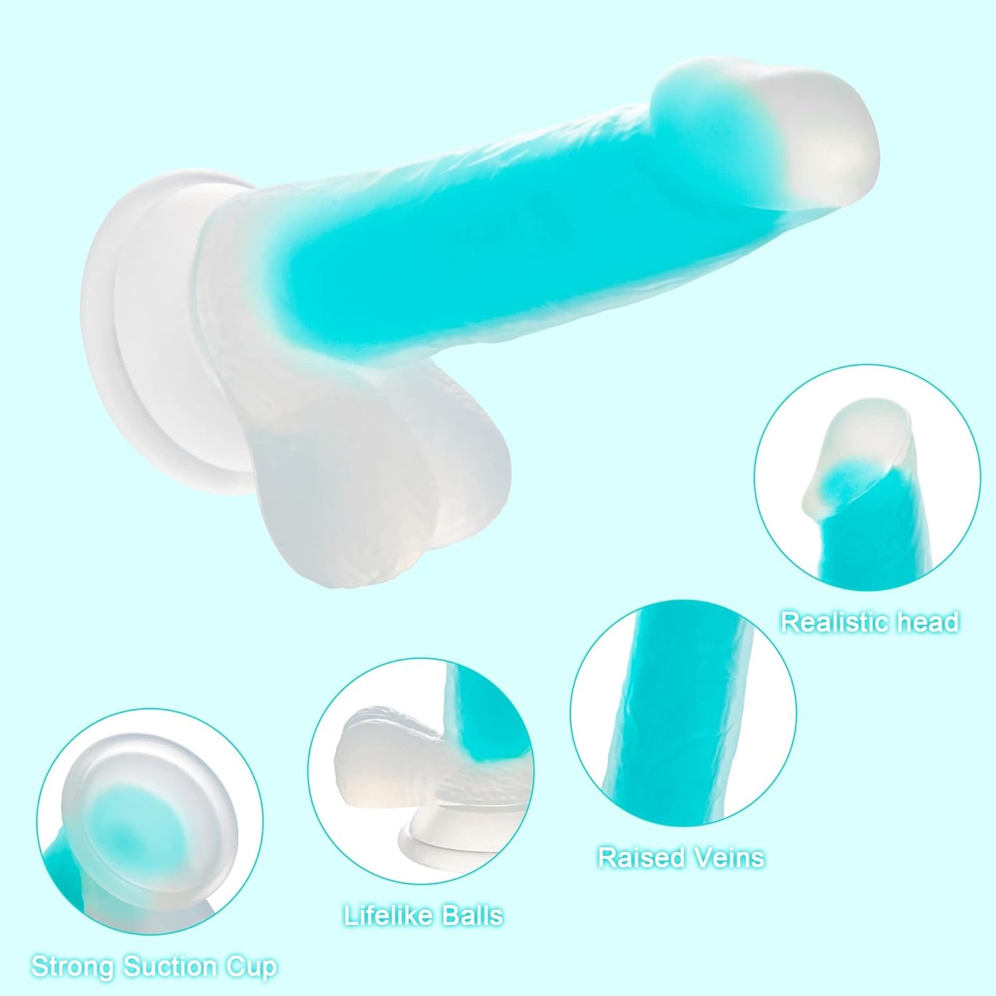 6.5 Inch Luminous with Suction Cup