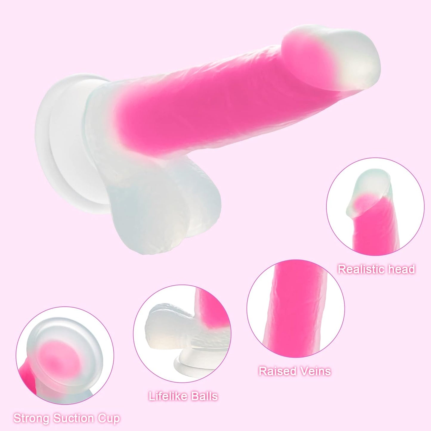6.5 Inch Luminous with Suction Cup