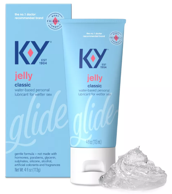 K-Y Jelly Classic Water-Based Lubricant Taboo KY K-Y Jelly Classic Water-Based Lubricant Taboo KY