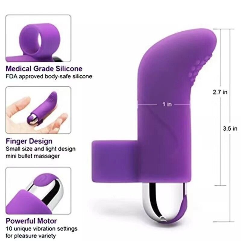 Rechargeable Finger Vibrator
