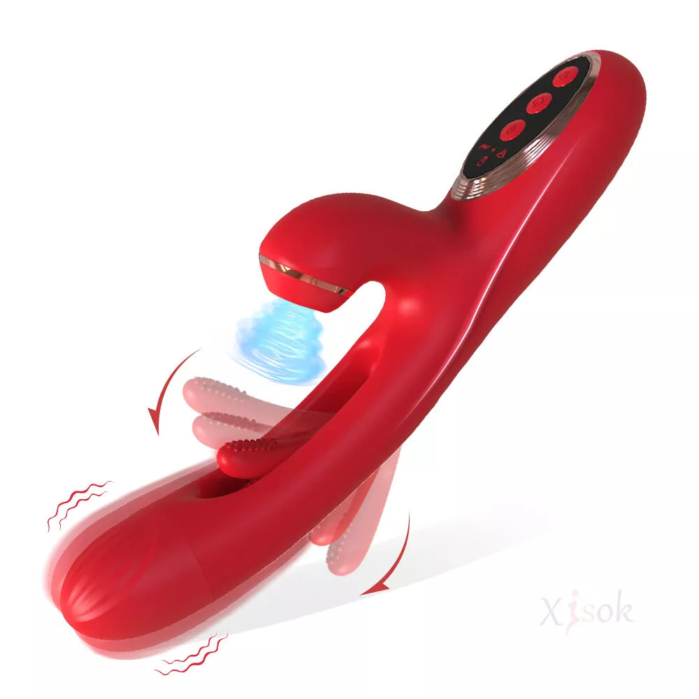 Rabbit Tapping Vibrator - RED 2.0