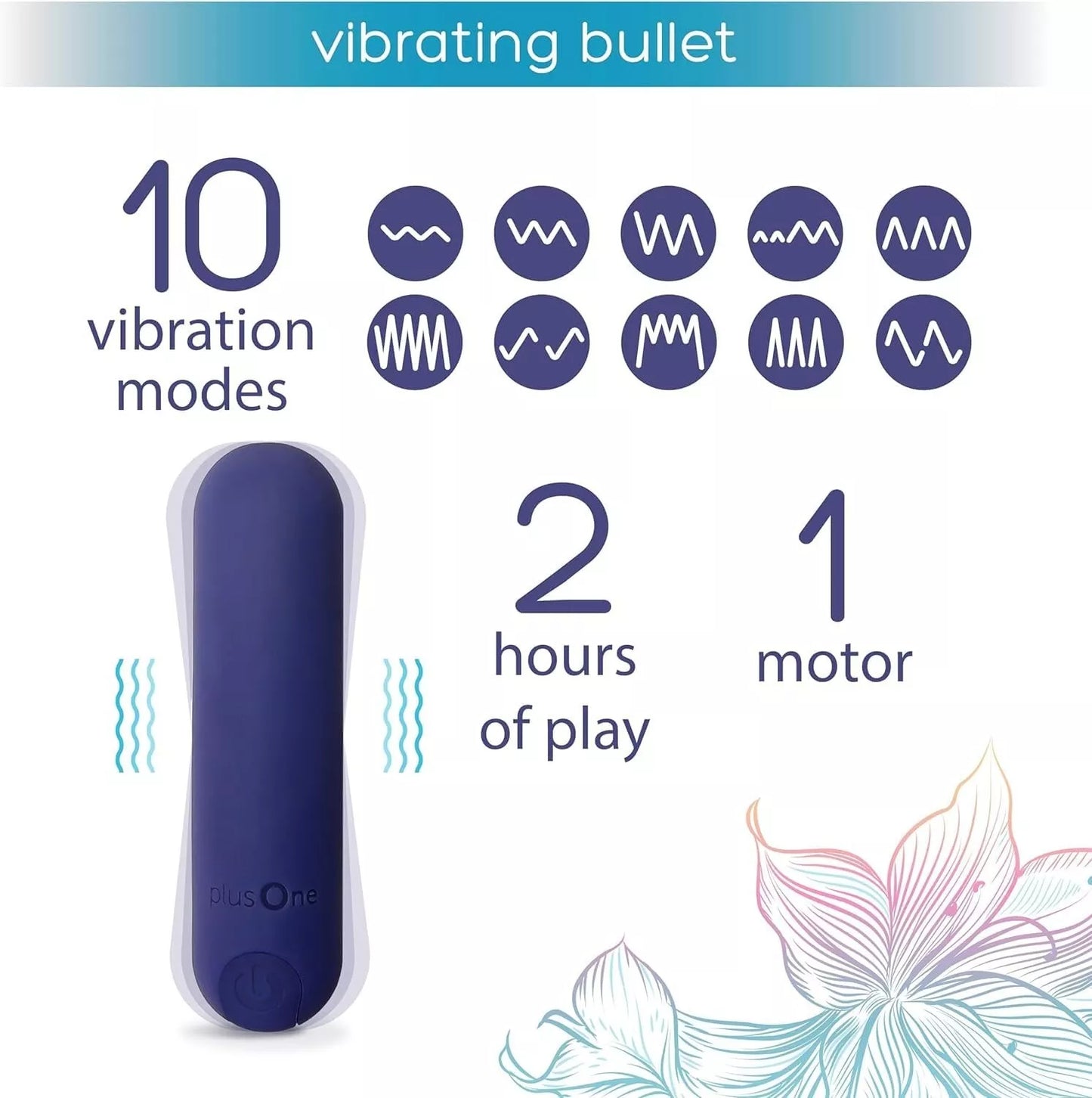 Plus One Rechargeable Mini Bullet Vibrator
