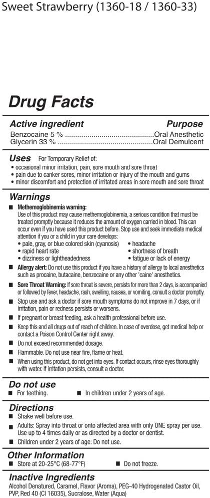 Doc Johnson GoodHead - Deep Throat Spray- Wild Cherry - 2 fl. oz.(59 ml)