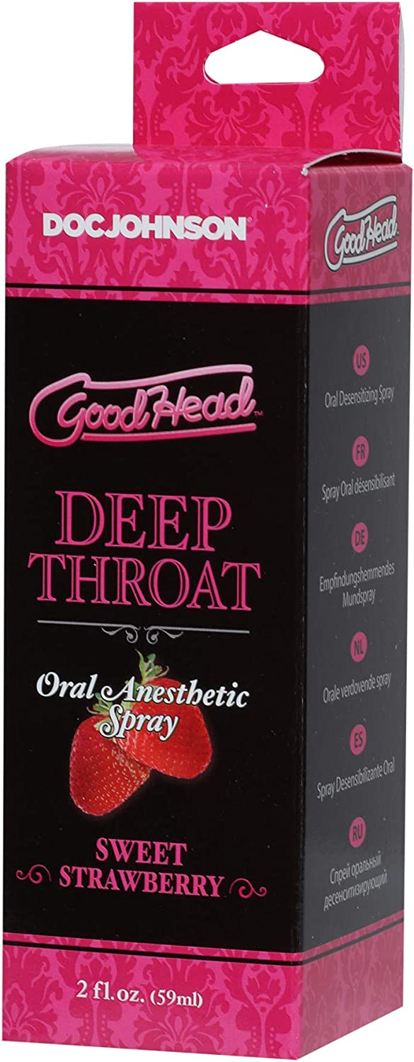 Doc Johnson GoodHead - Deep Throat Spray- Wild Cherry - 2 fl. oz.(59 ml)