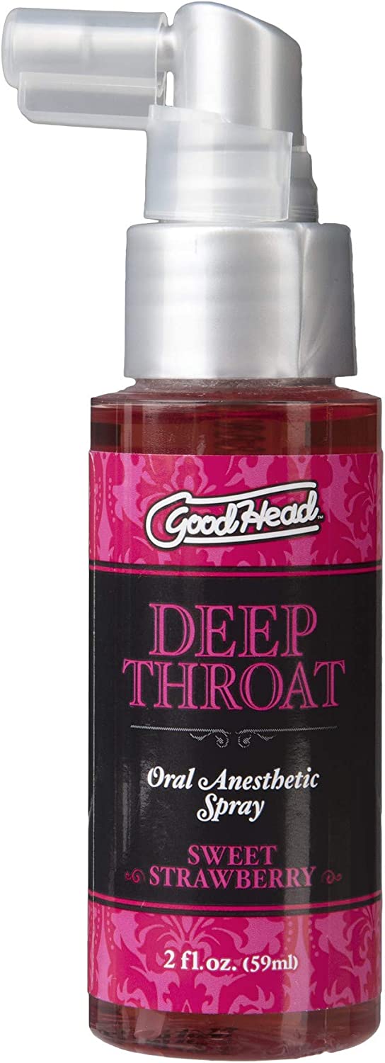 Doc Johnson GoodHead - Deep Throat Spray- Wild Cherry - 2 fl. oz.(59 ml)