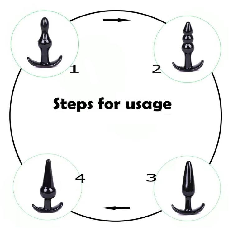 5Pcs/Set Anal Plug