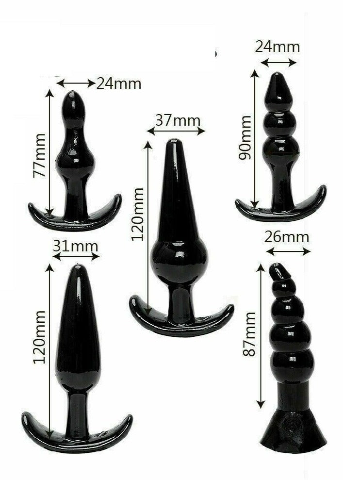 5Pcs/Set Anal Plug