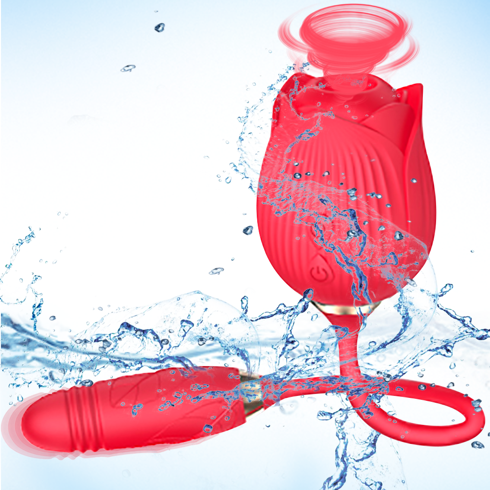 Thrusting Rose Bullet Vibrator