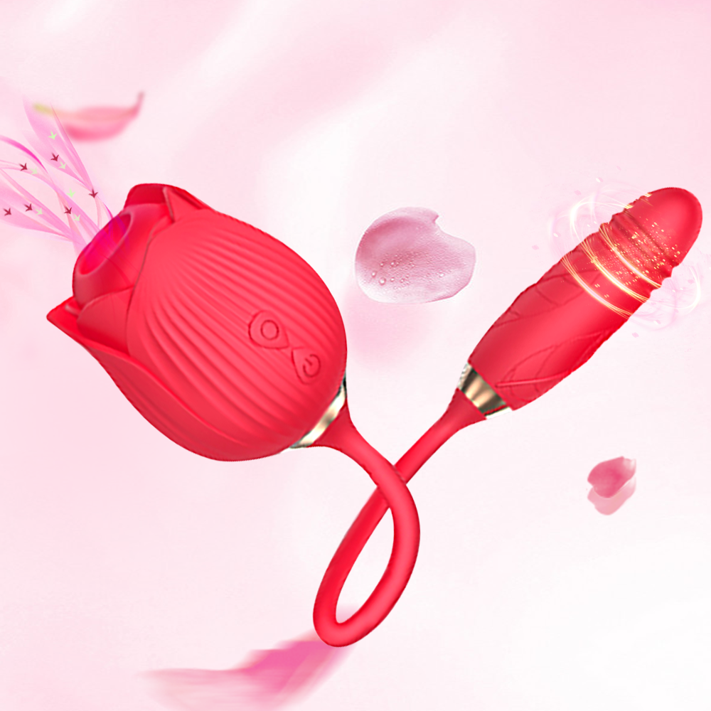 Thrusting Rose Bullet Vibrator
