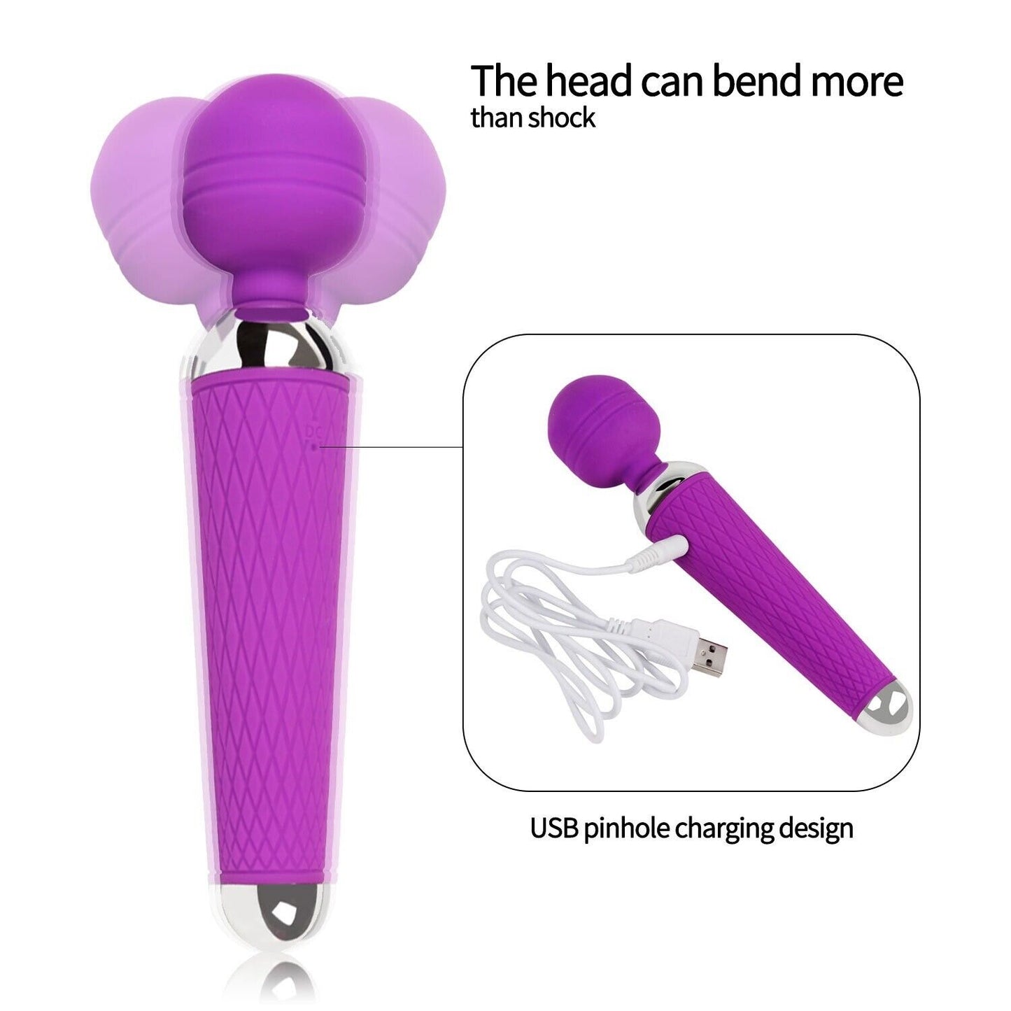10 Speed Powerful Magic Wand Vibrator
