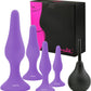 Hisionlee 4 Butt Piece Anal Plug Set