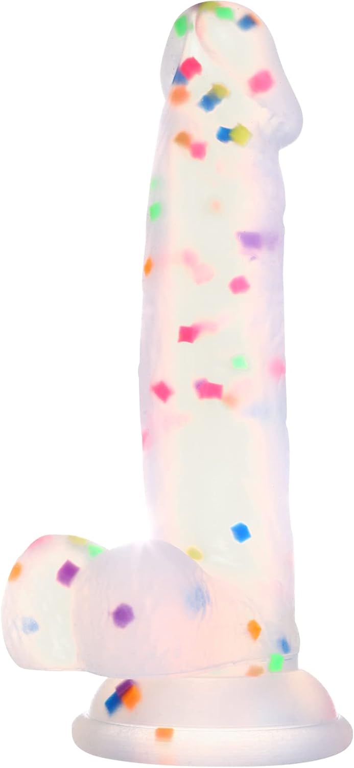 6.5 Inch Confetti Dildo