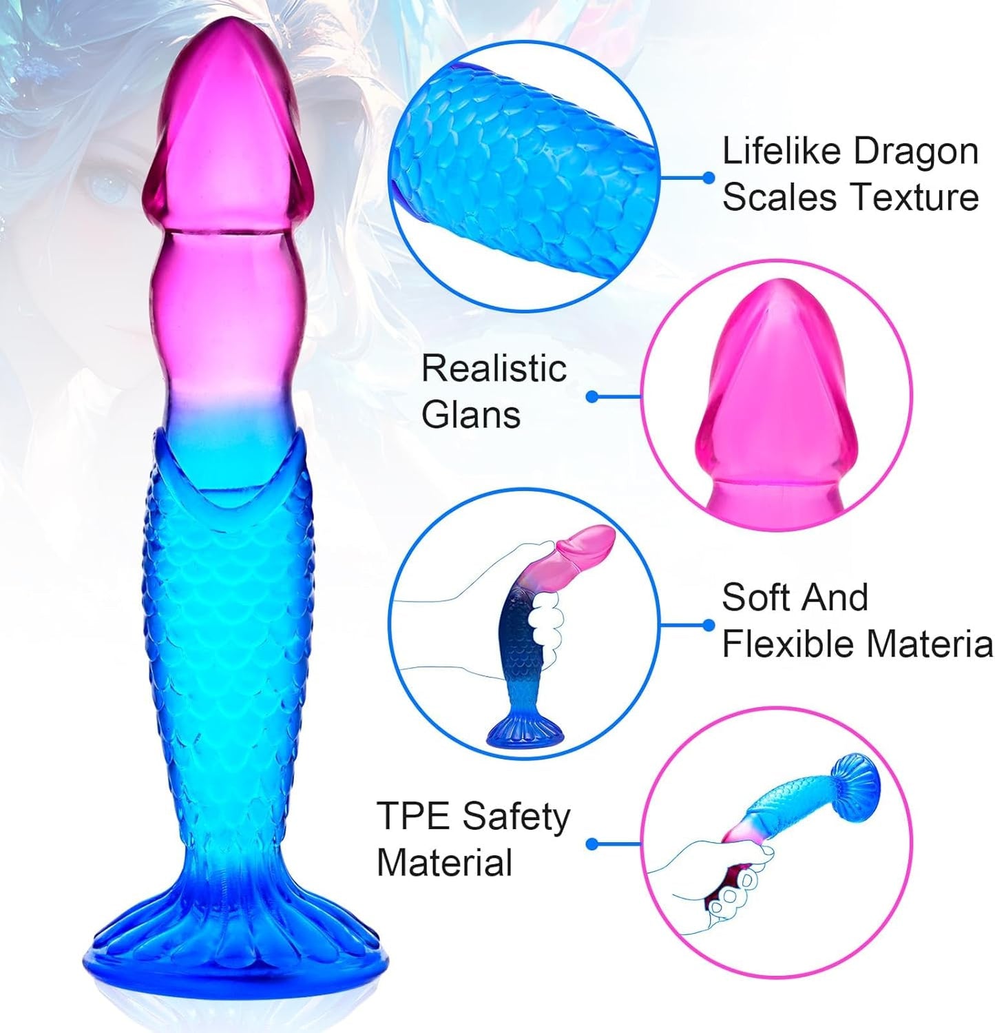 9 Inch Mermaid Dildo