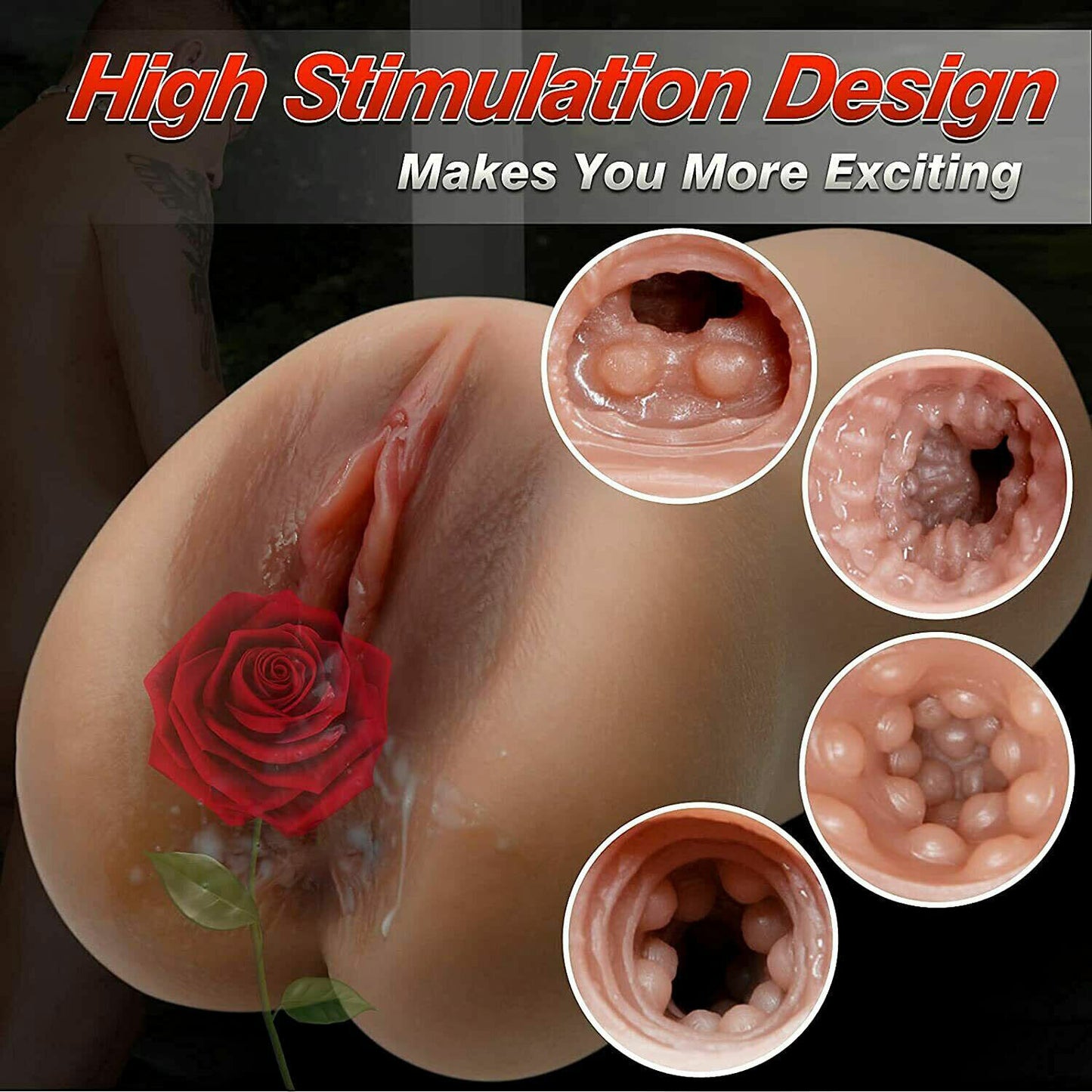 Male Masturbator Pocket Pussy - Brown Babe