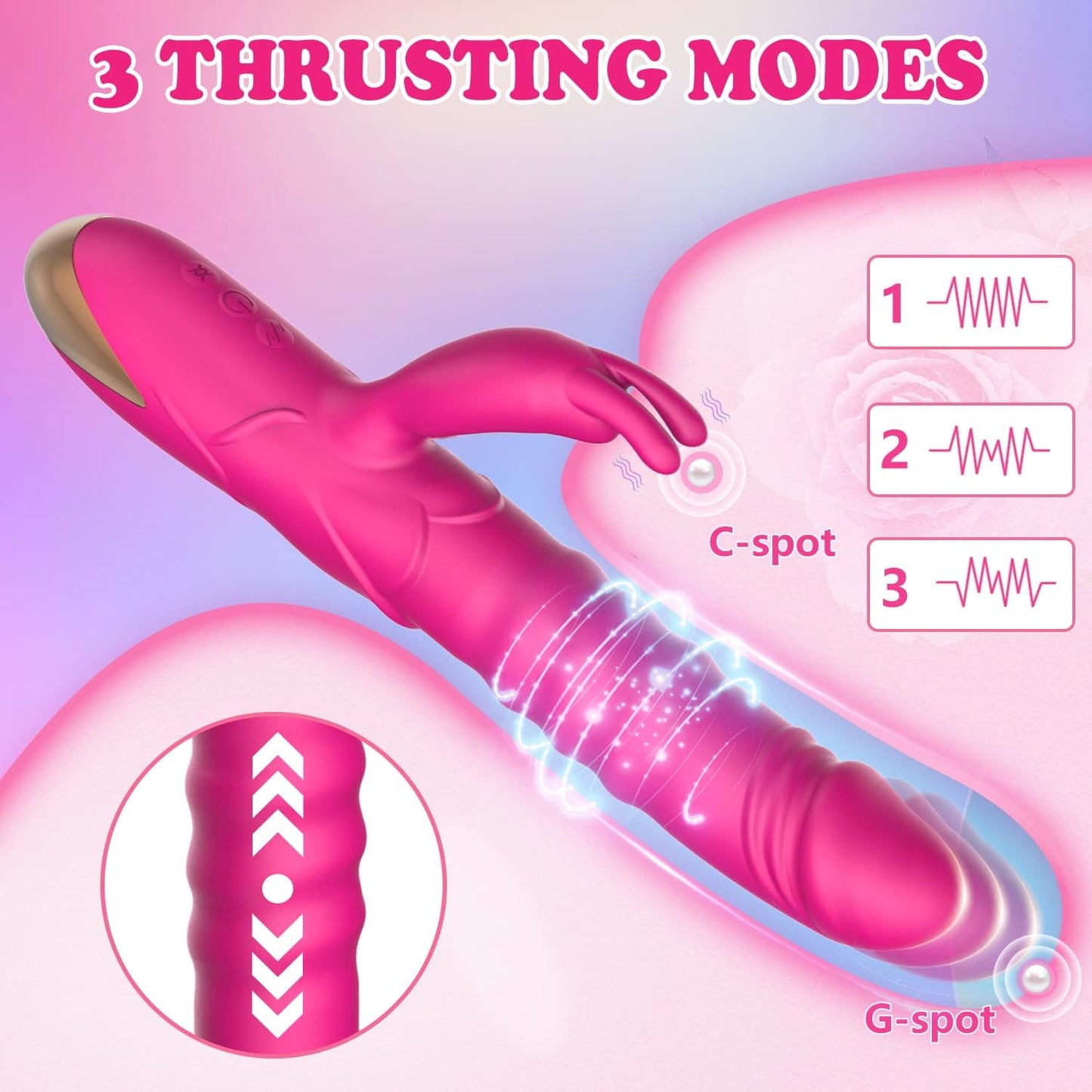 Thrusting Rabbit Vibrator