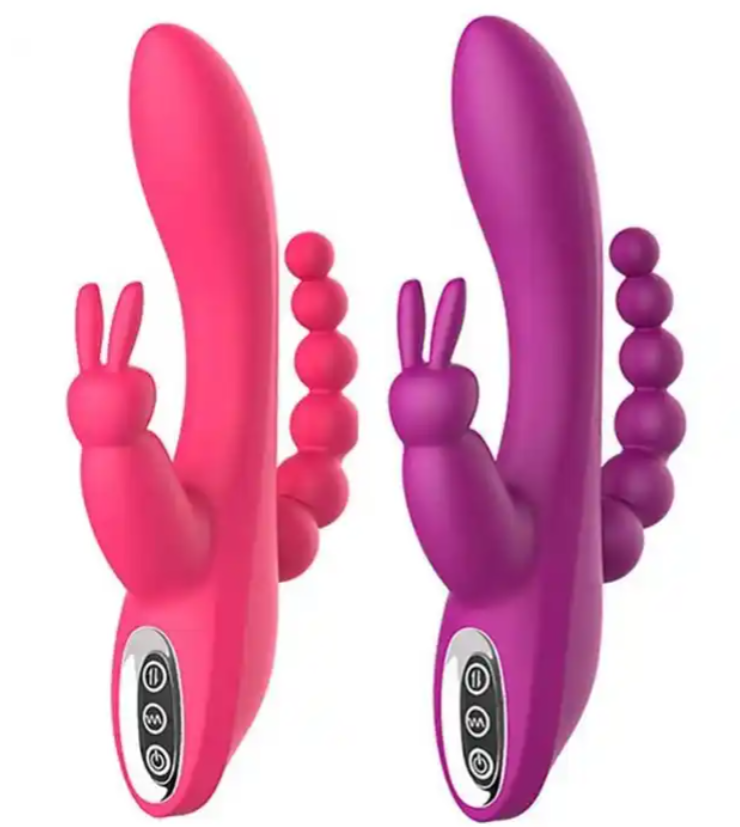 Triple Threat - 3 in 1 Rabbit Vibrator