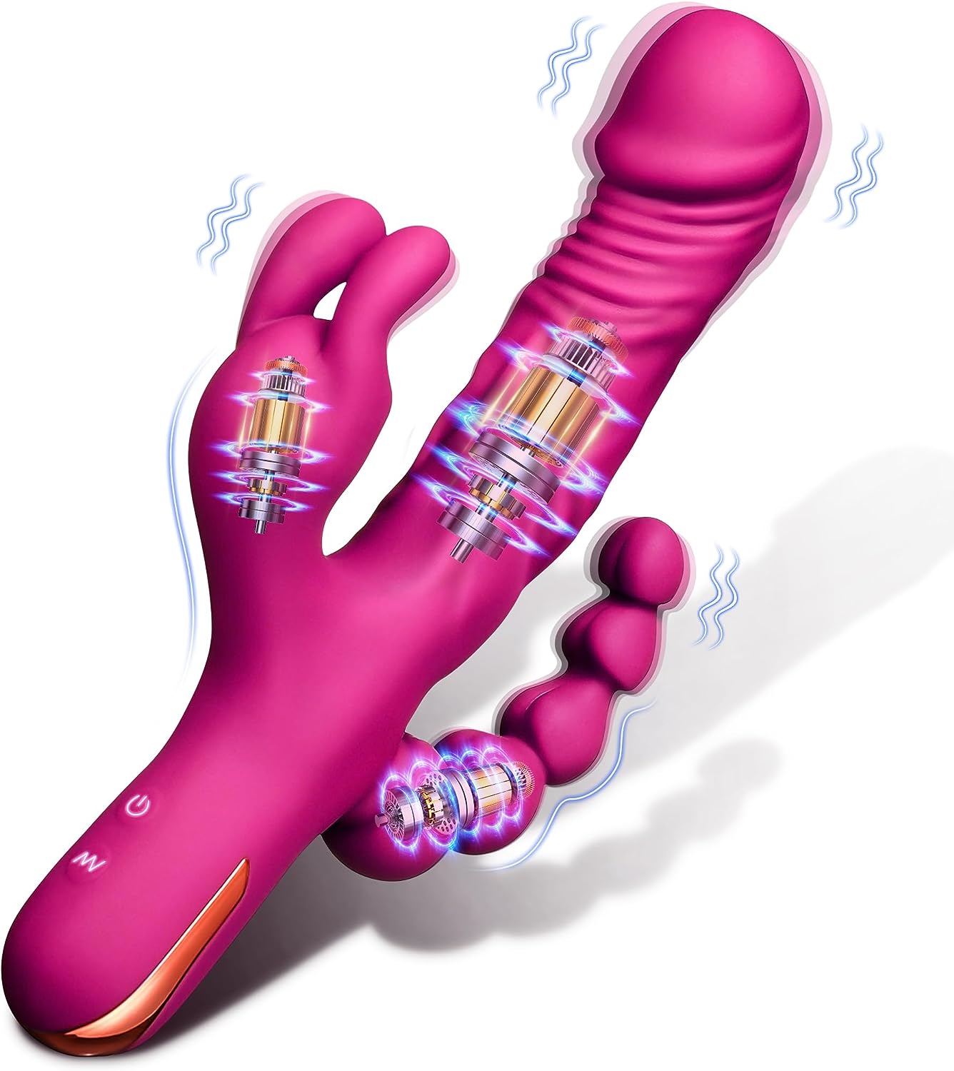 Triple Threat - 3 in 1 Rabbit Vibrator