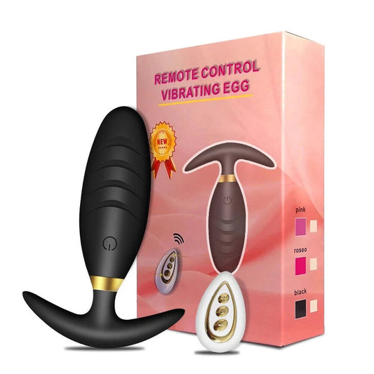 Telescopic Anal Plug Vibrator with Remote