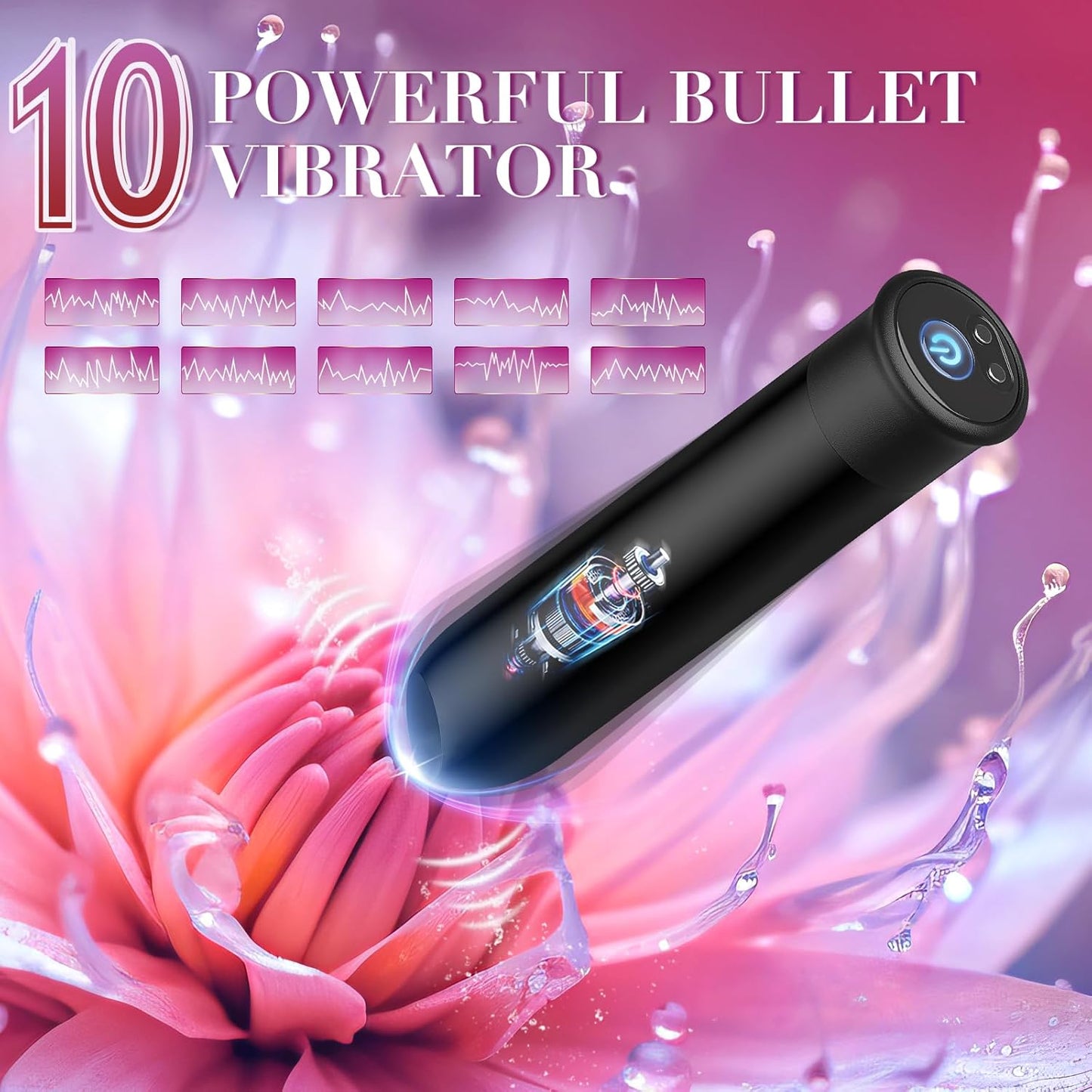 Secret Lover Bullet Vibrator with Angled Tip 2.0