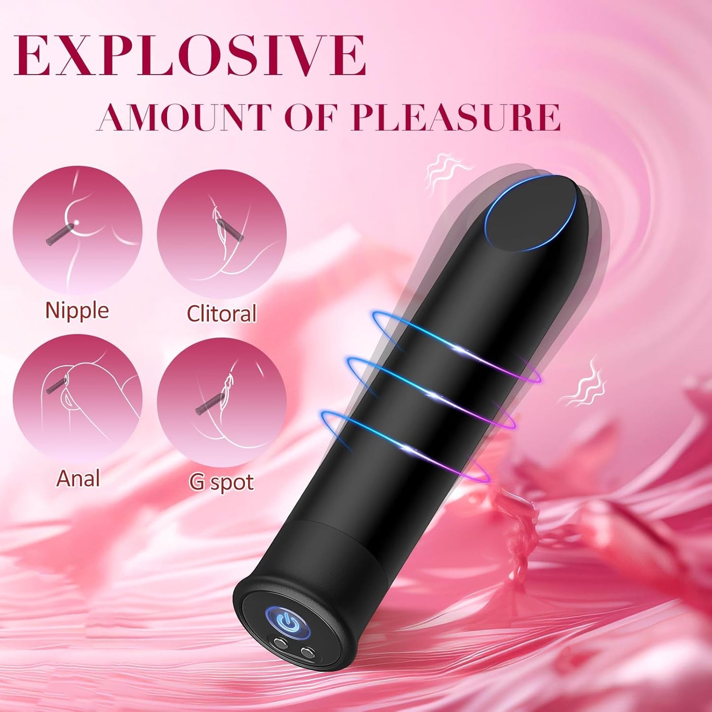 Secret Lover Bullet Vibrator with Angled Tip 2.0