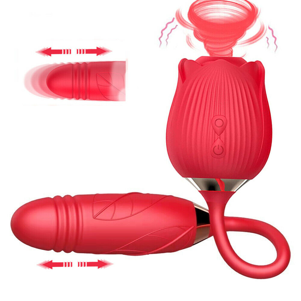 Thrusting Rose Bullet Vibrator